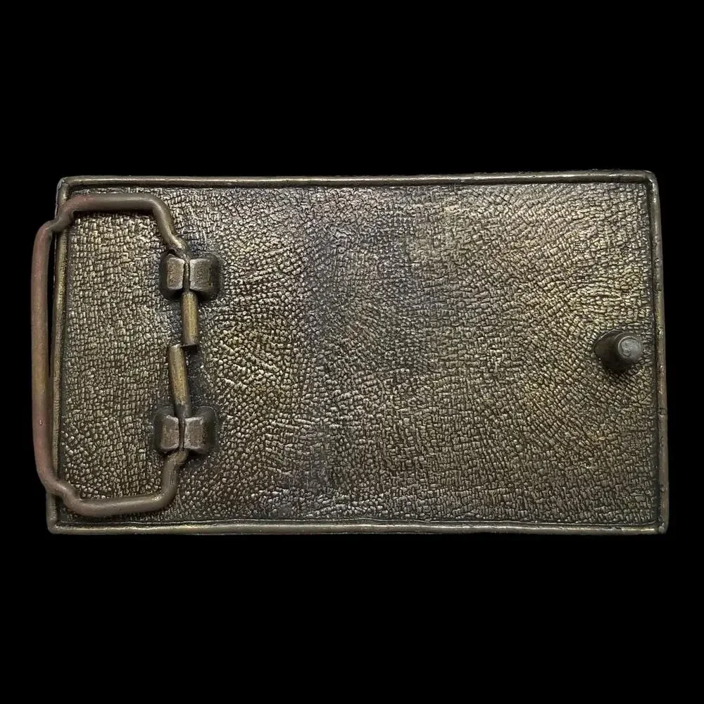 Vintage Belt Buckle Solid Brass Winchester‎ Rifle Repeating Arms New Haven Conn